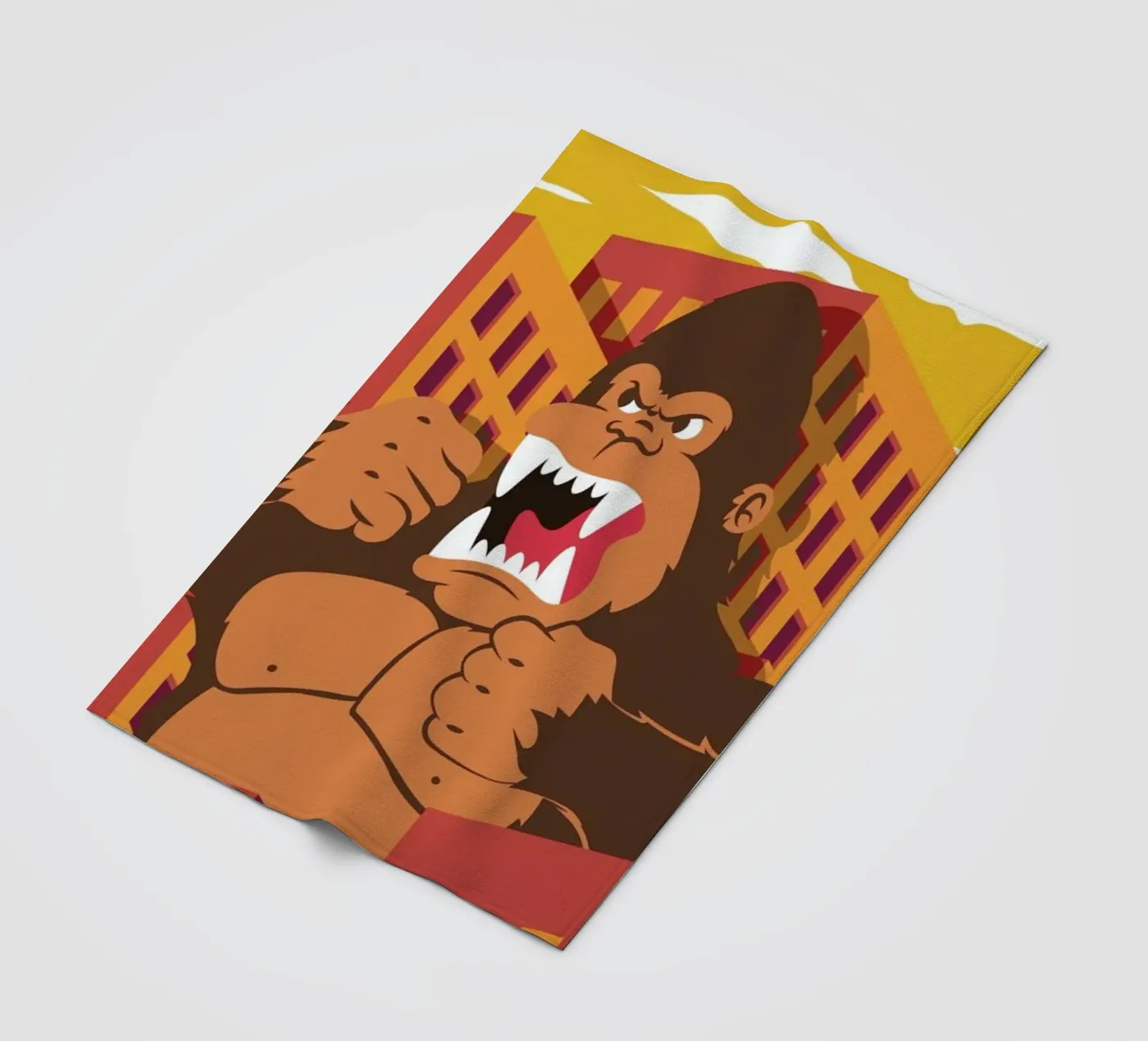 Ape fleecedeken van The Poster Kid