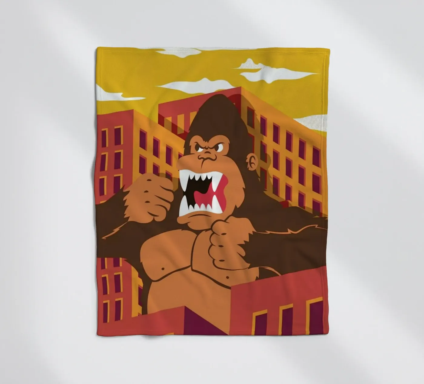 Ape fleecedeken van The Poster Kid