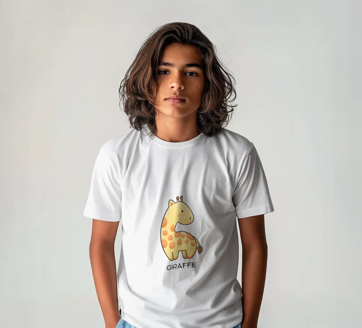 gigaaffe t-shirt bambini da khoailang
