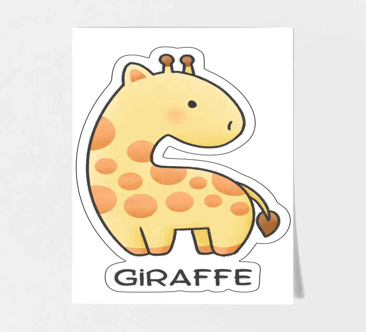 gigaaffe sticker sheet by khoailang