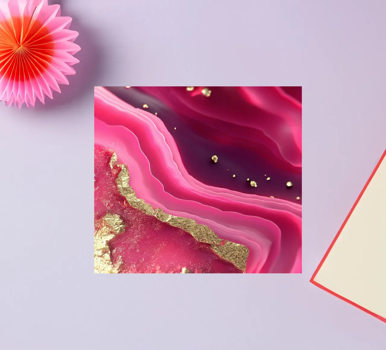 Hot Pink Agate Texture sticker by Gemstone Textures
