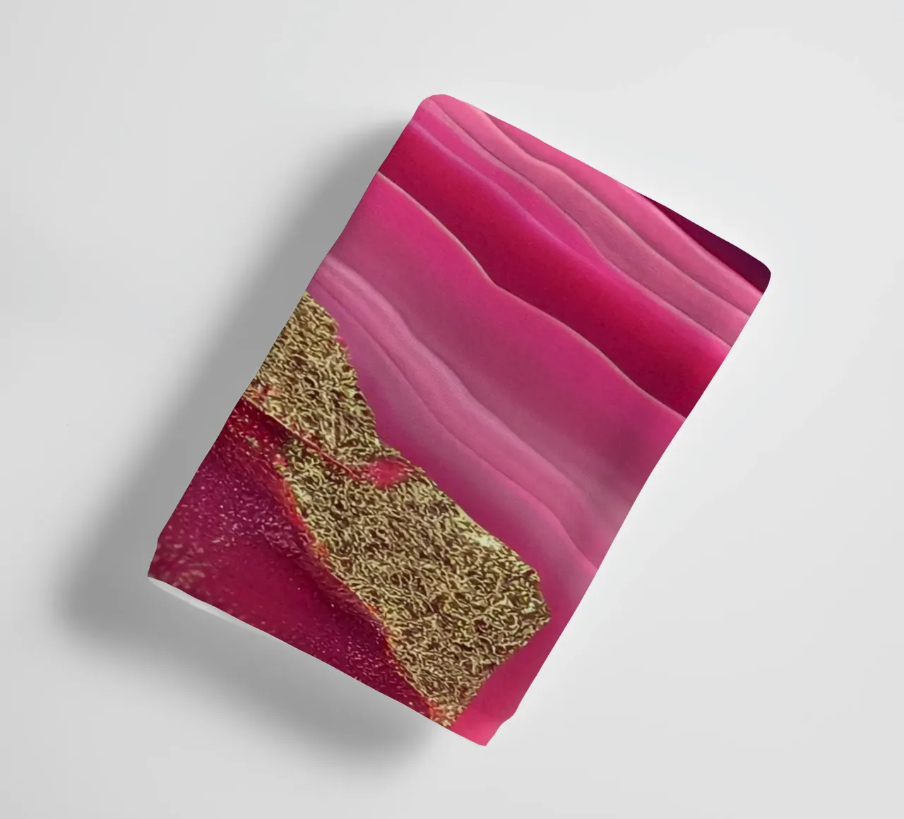 Texture d'agate rose vif serviette de bain de Gemstone Textures