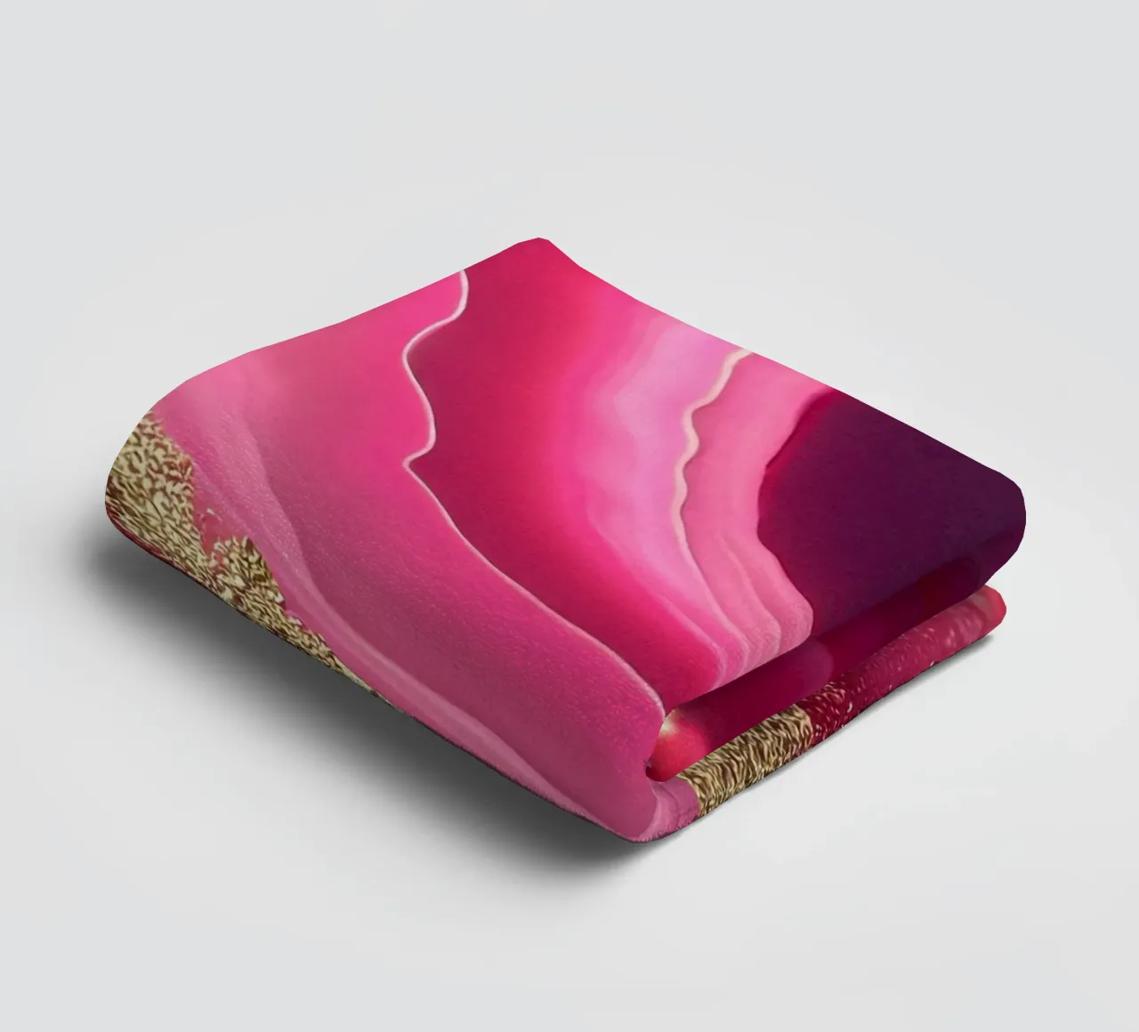 Texture d'agate rose vif serviette de bain de Gemstone Textures
