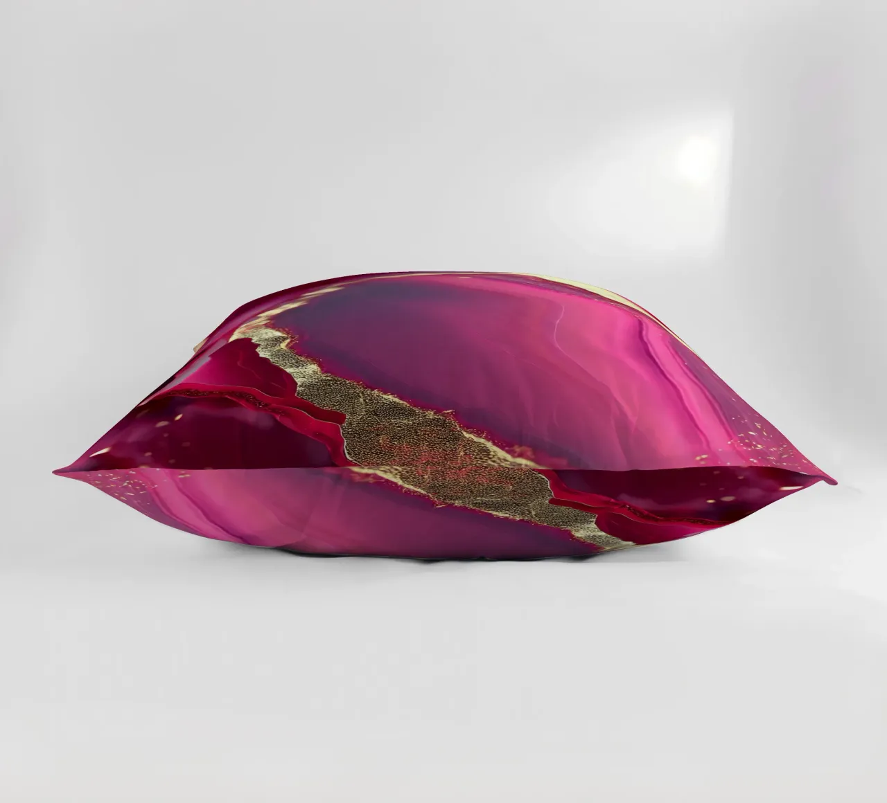 Texture agata rosa caldo cuscino da Gemstone Textures