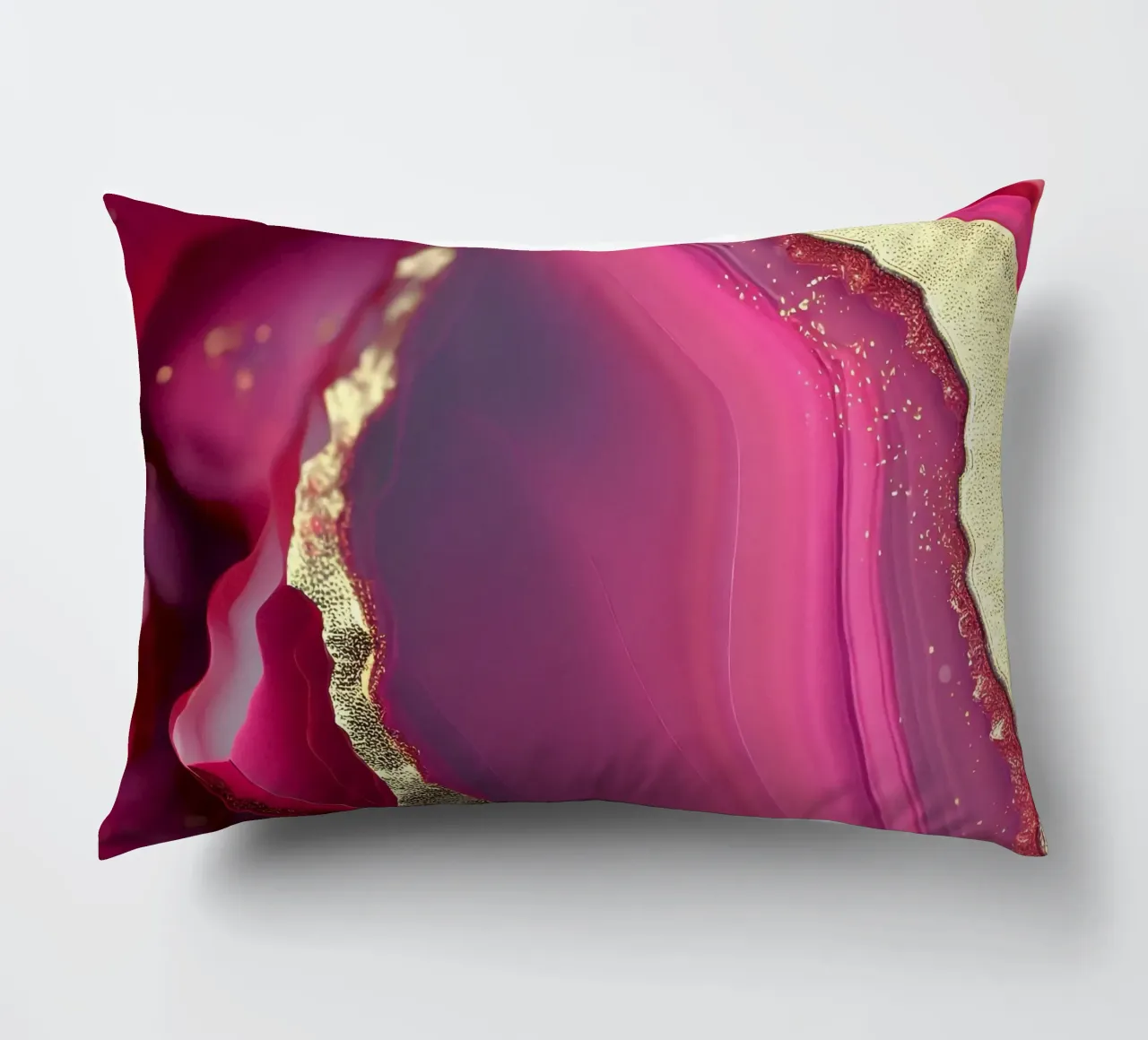 Texture agata rosa caldo cuscino da Gemstone Textures