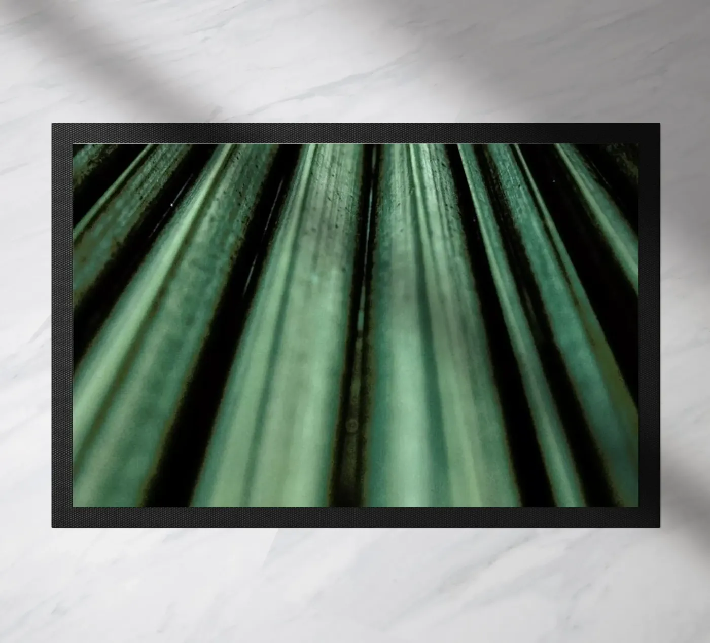 Green Palm deurmat van Victoria Frost