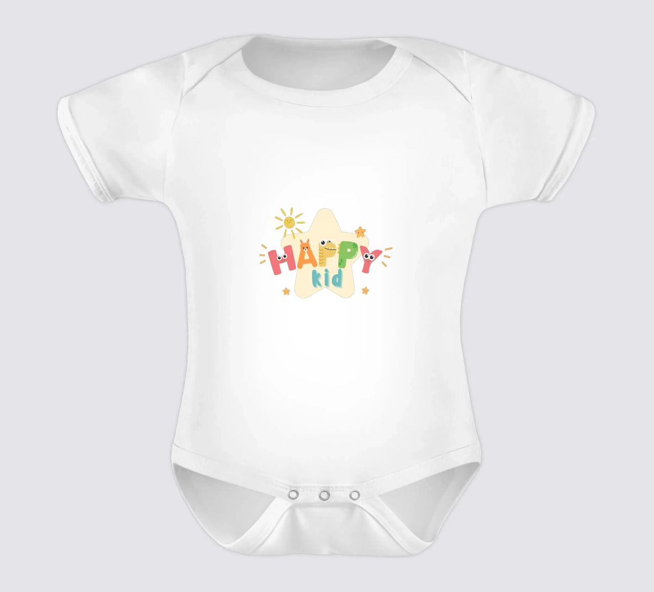 bambino infelice body neonato maniche corte da khoailang