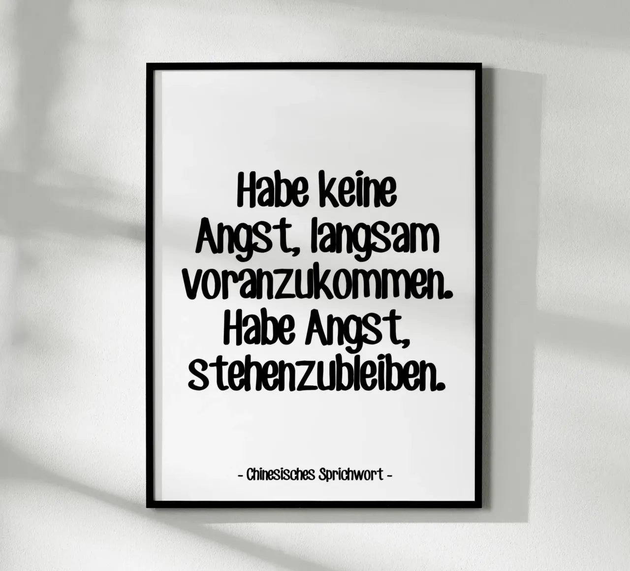 Citation Proverbe Chinois poster de Wall of Words