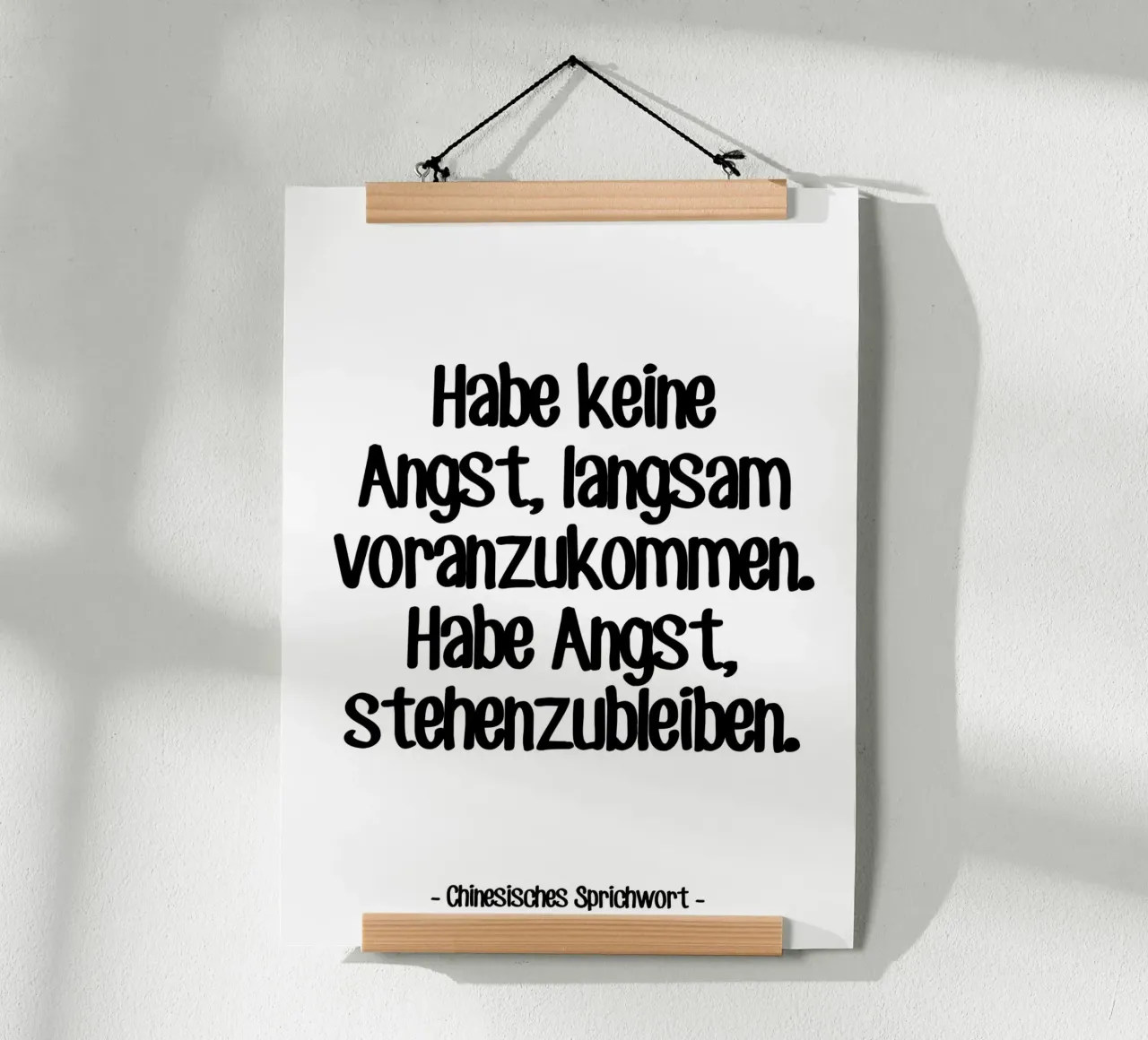 Citation Proverbe Chinois poster de Wall of Words