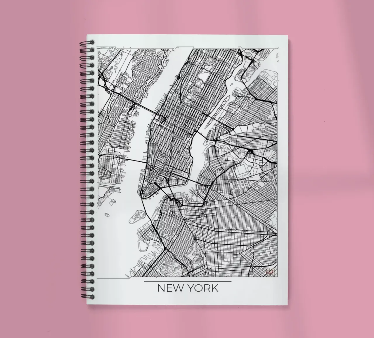 New York Minimal spiral notebook by Hubert Roguski
