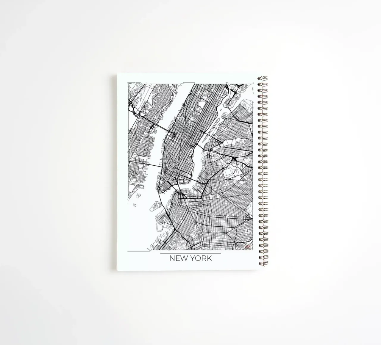 New York Minimal spiral notebook by Hubert Roguski