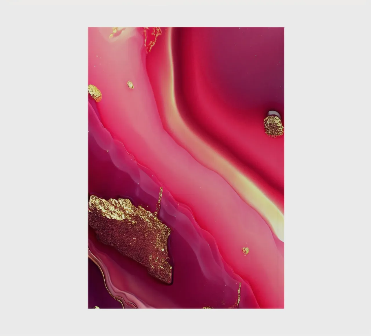 Hot Pink Agate Texture notebook by Gemstone Textures