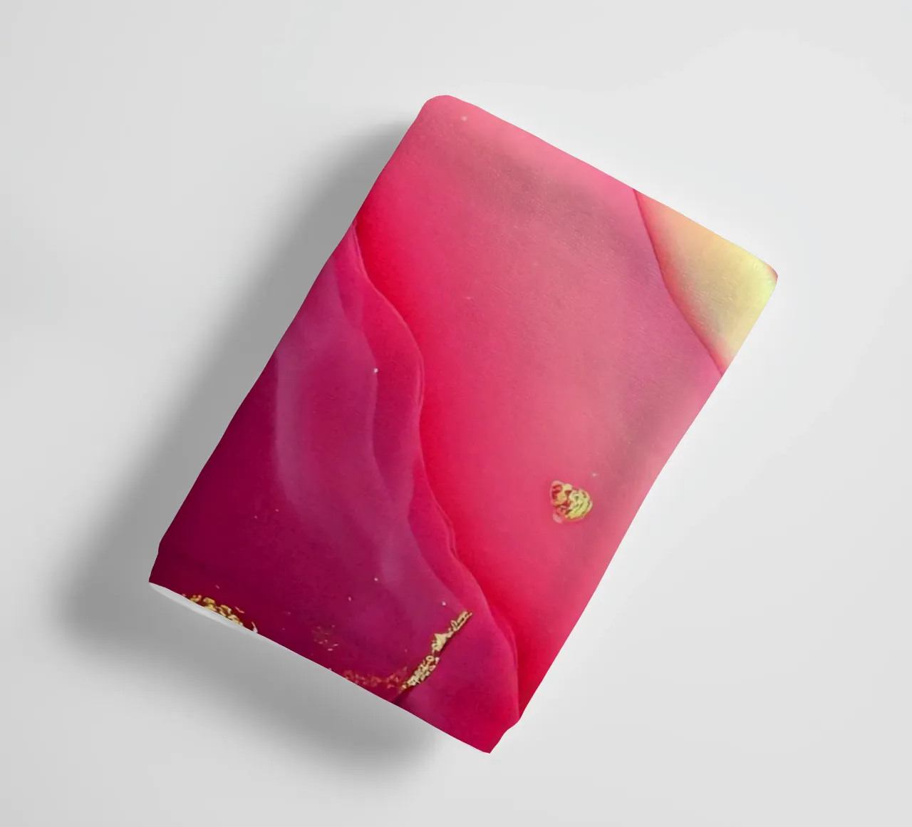 Texture d'agate rose vif serviette de bain de Gemstone Textures
