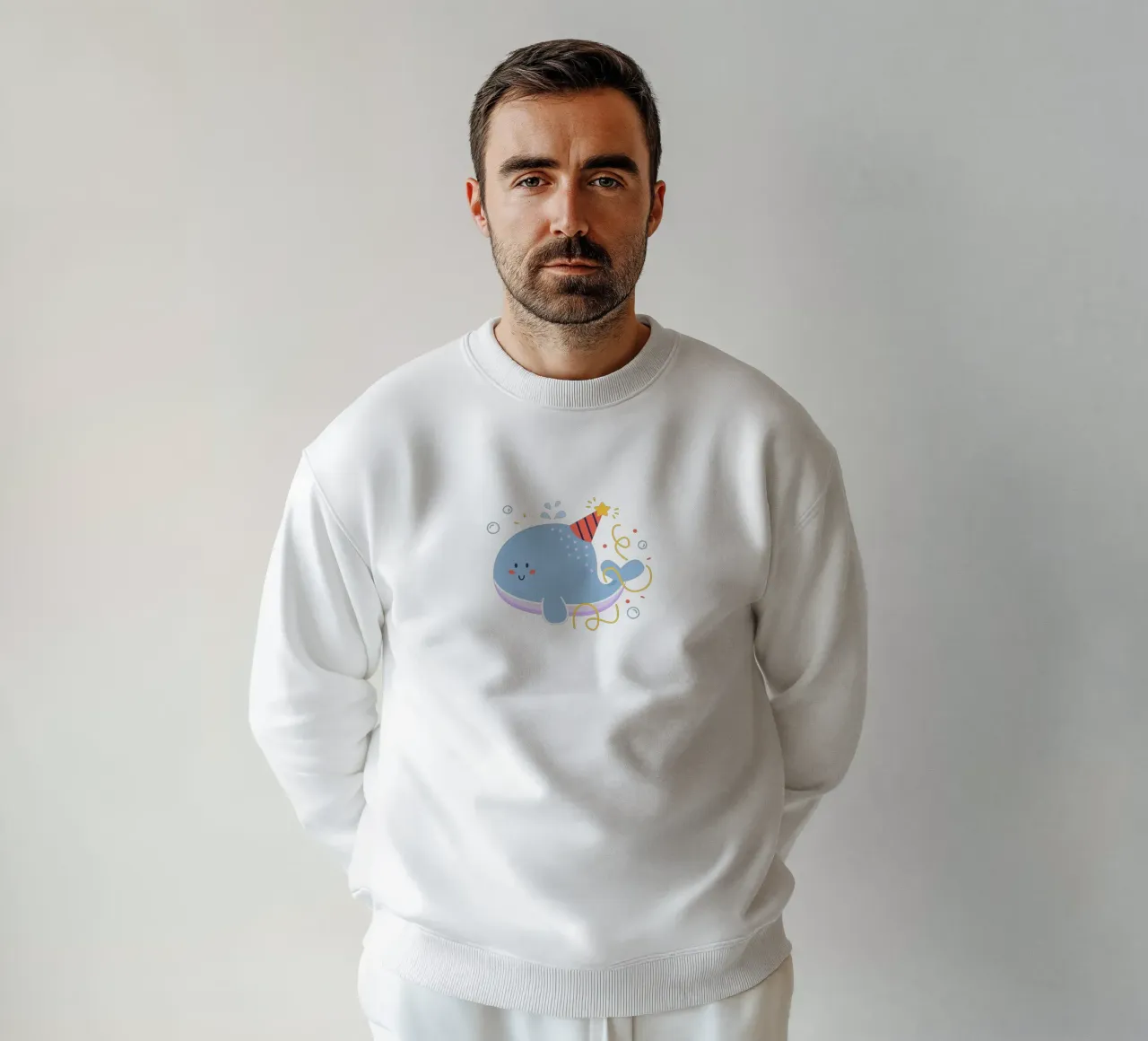balena felice felpa da khoailang