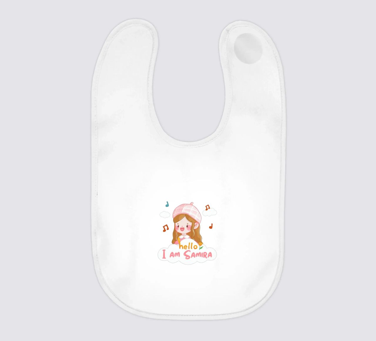 hello girl personnalisable bavoir de khoailang