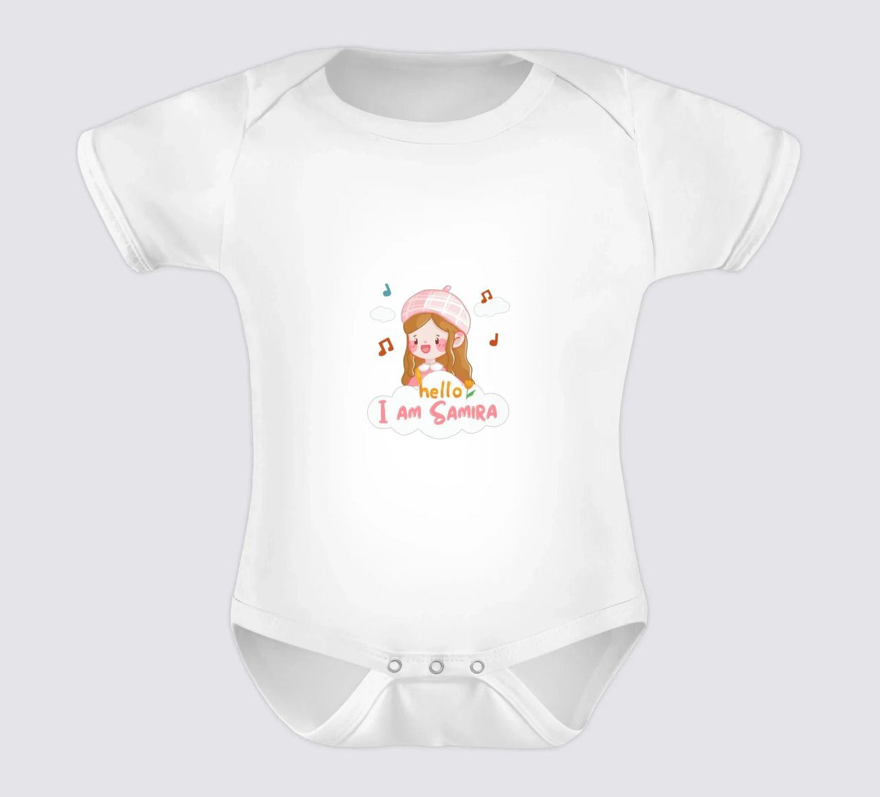 hello girl personalisable body neonato maniche corte da khoailang