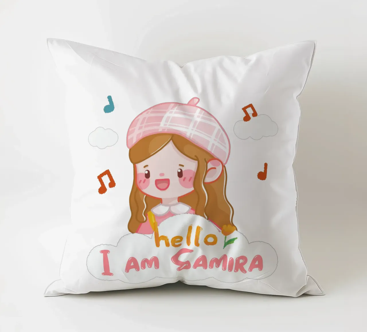 hello girl personalisable cuscino da khoailang
