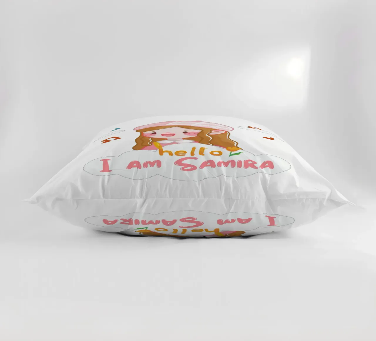 hello girl personalisable cuscino da khoailang