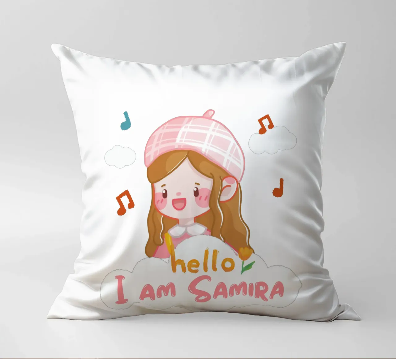 hello girl personalisable cuscino da khoailang