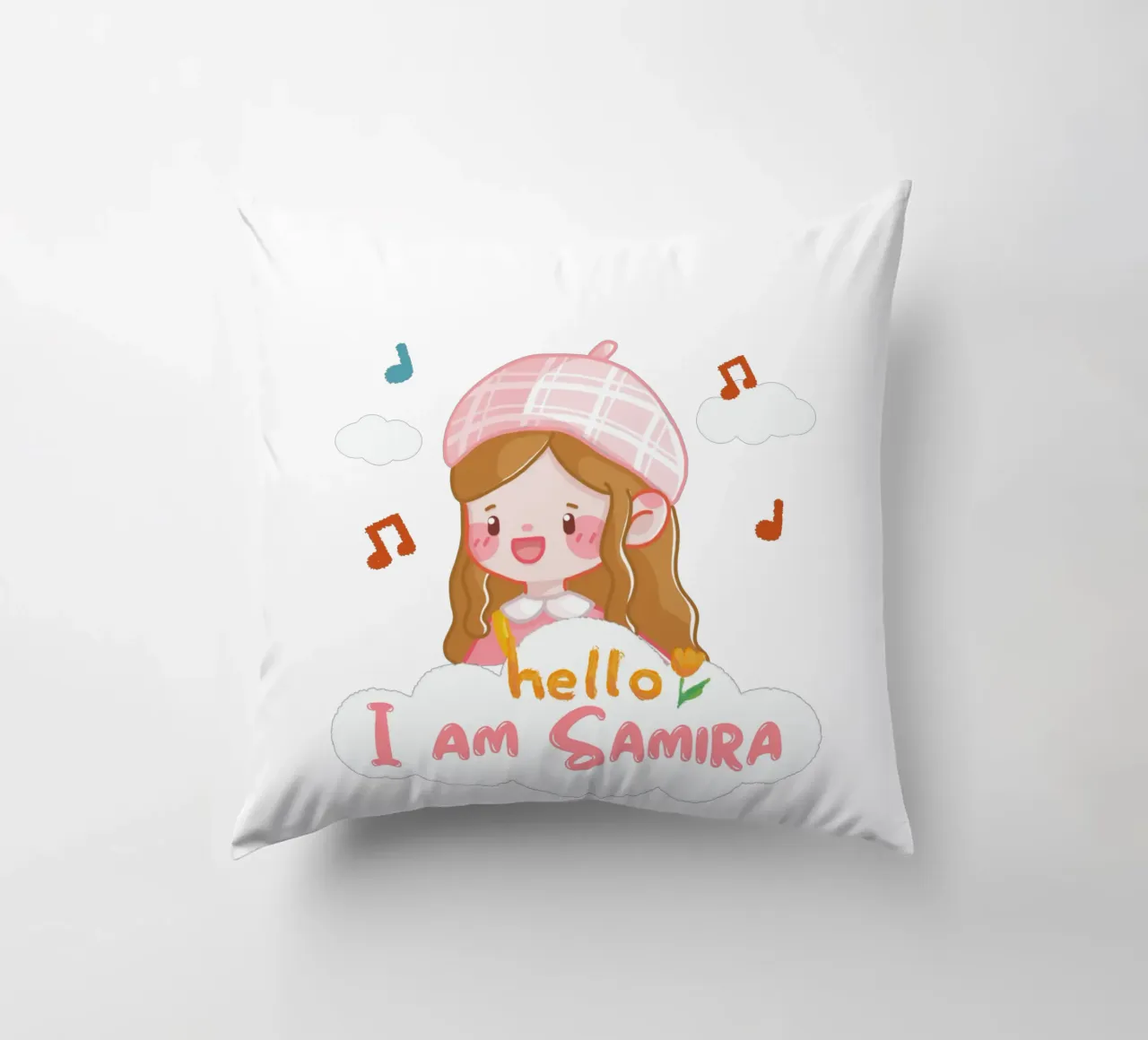 hello girl personalisable cuscino da khoailang
