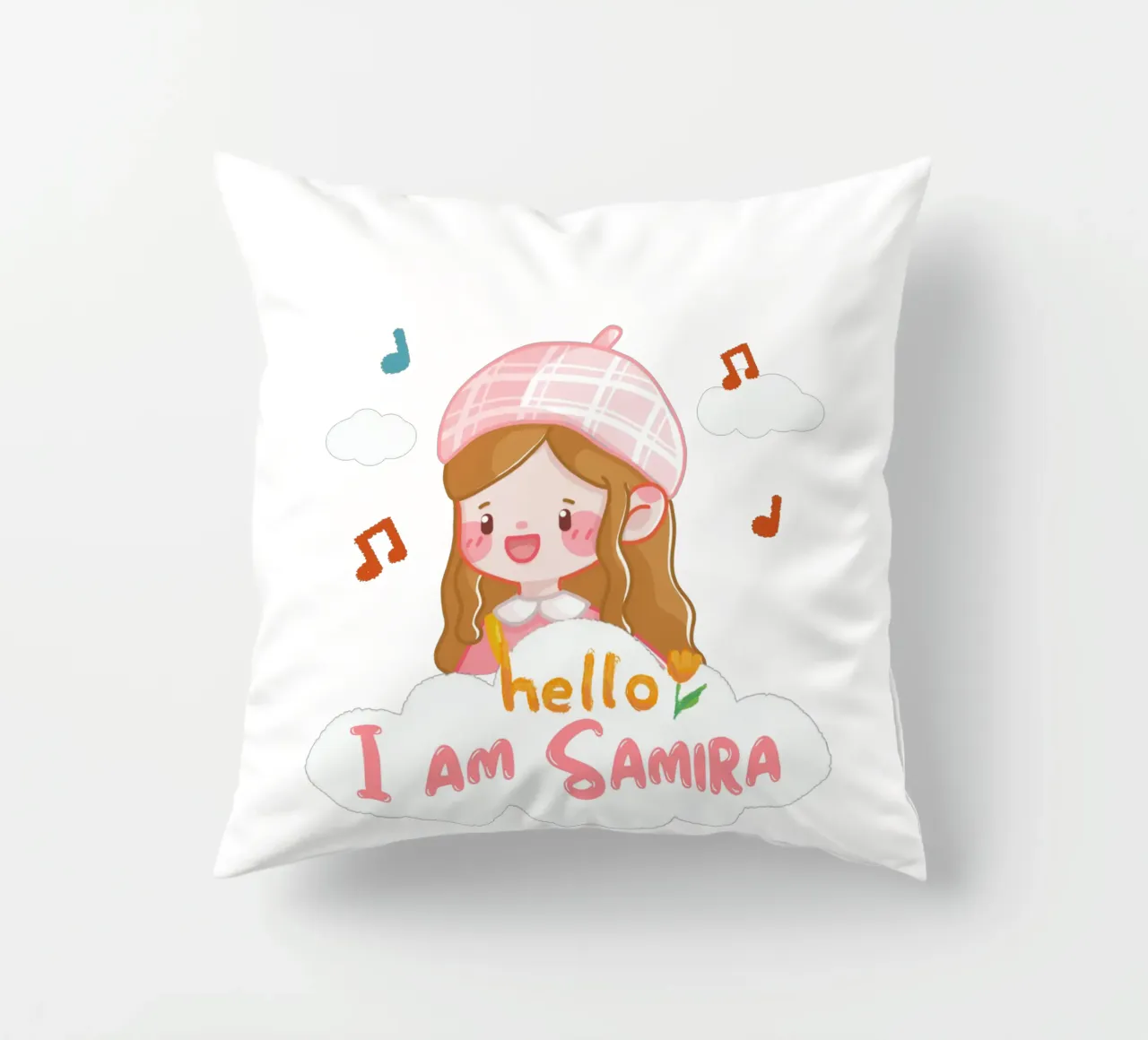 hello girl personalisable cuscino da khoailang