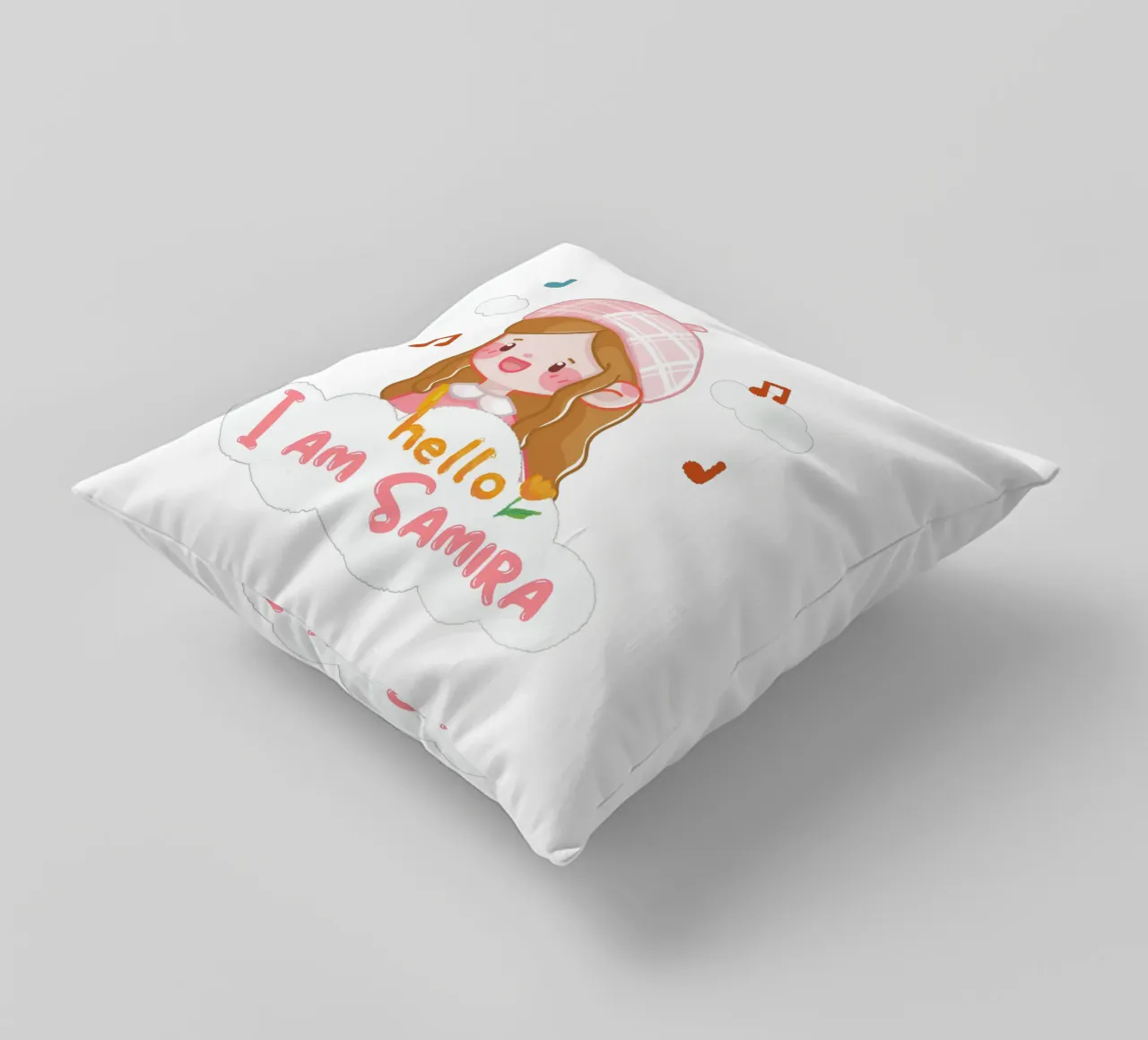 hello girl personalisable cuscino da khoailang