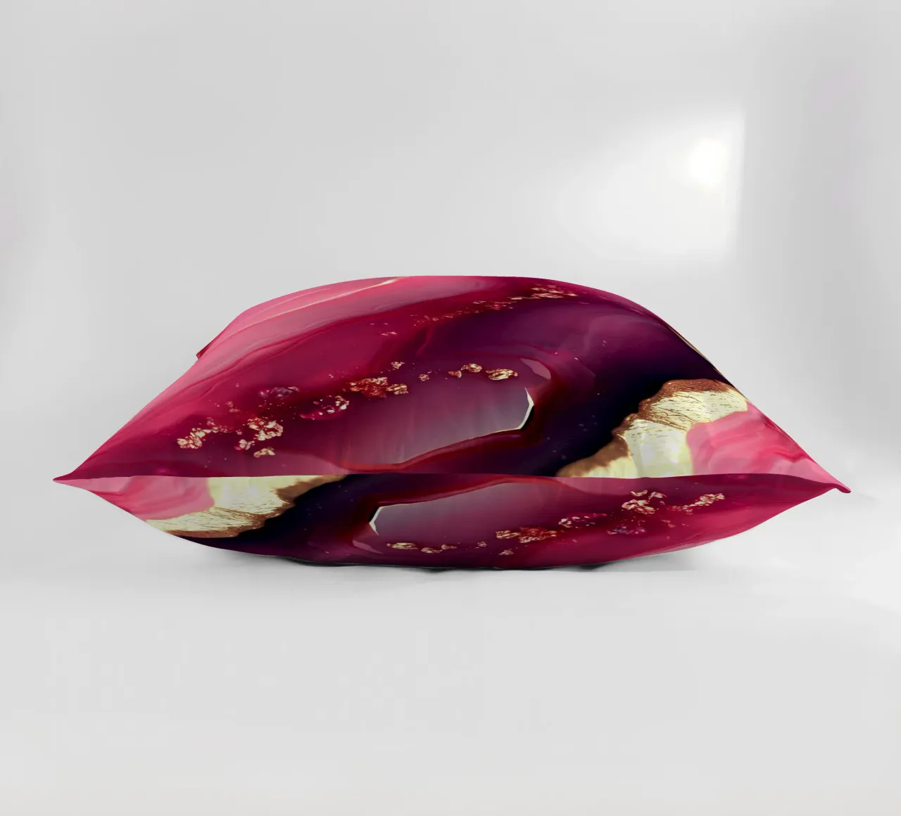 Texture d'agate rose vif coussin de Gemstone Textures