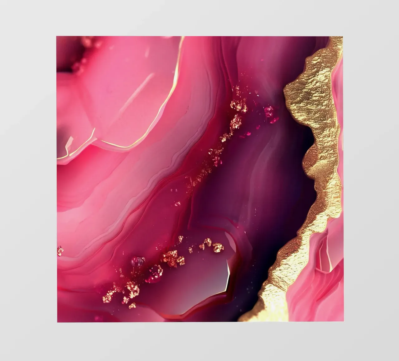 Hot Pink Agate Texture pvc cover by Gemstone Textures