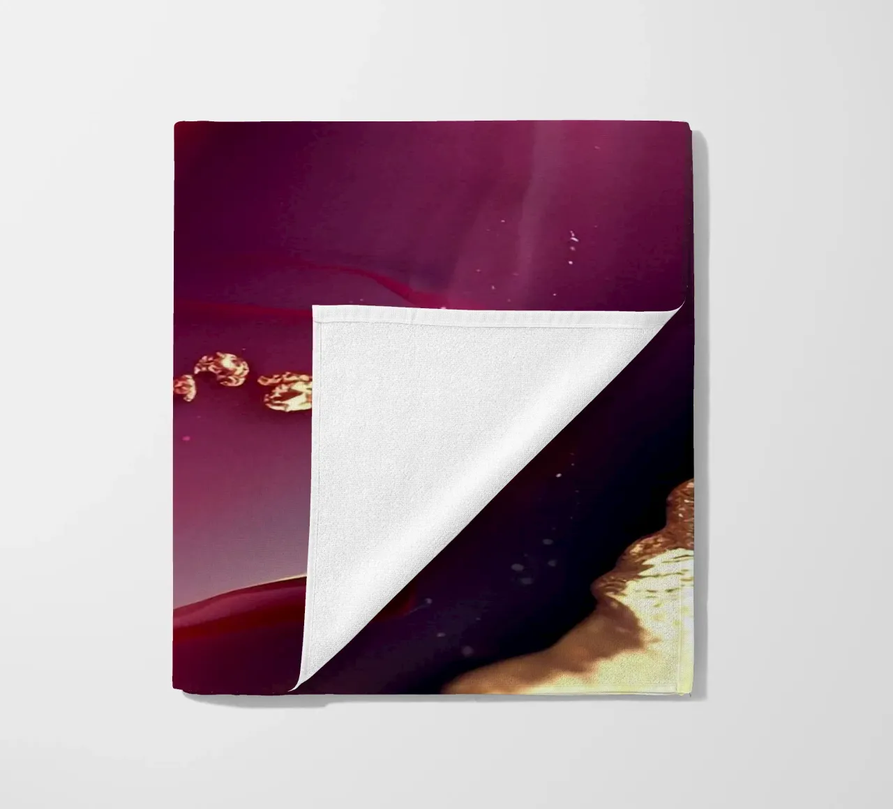 Hot Pink Agate Texture beach towel by Gemstone Textures