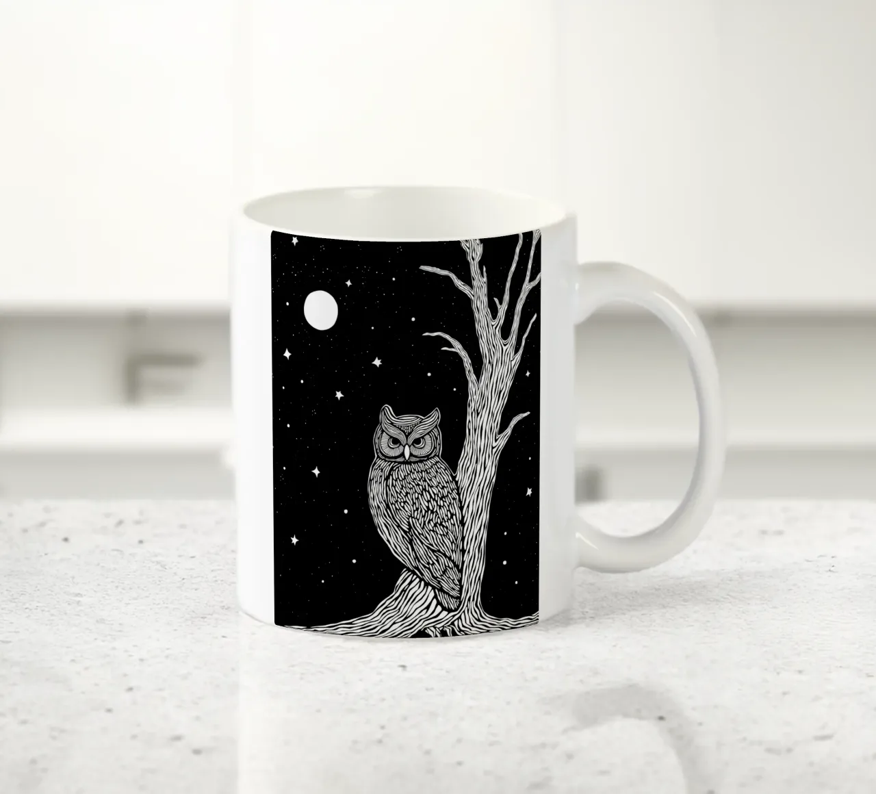 Guardian of the Night tazza in ceramica da Indigo Rain
