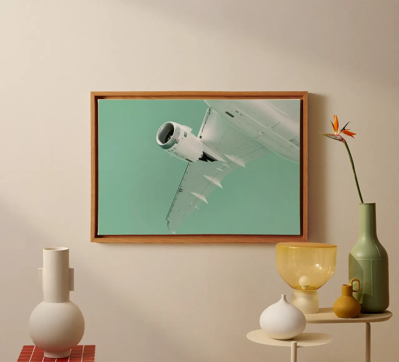 Overhead X canvas by Tal Paz-Fridman