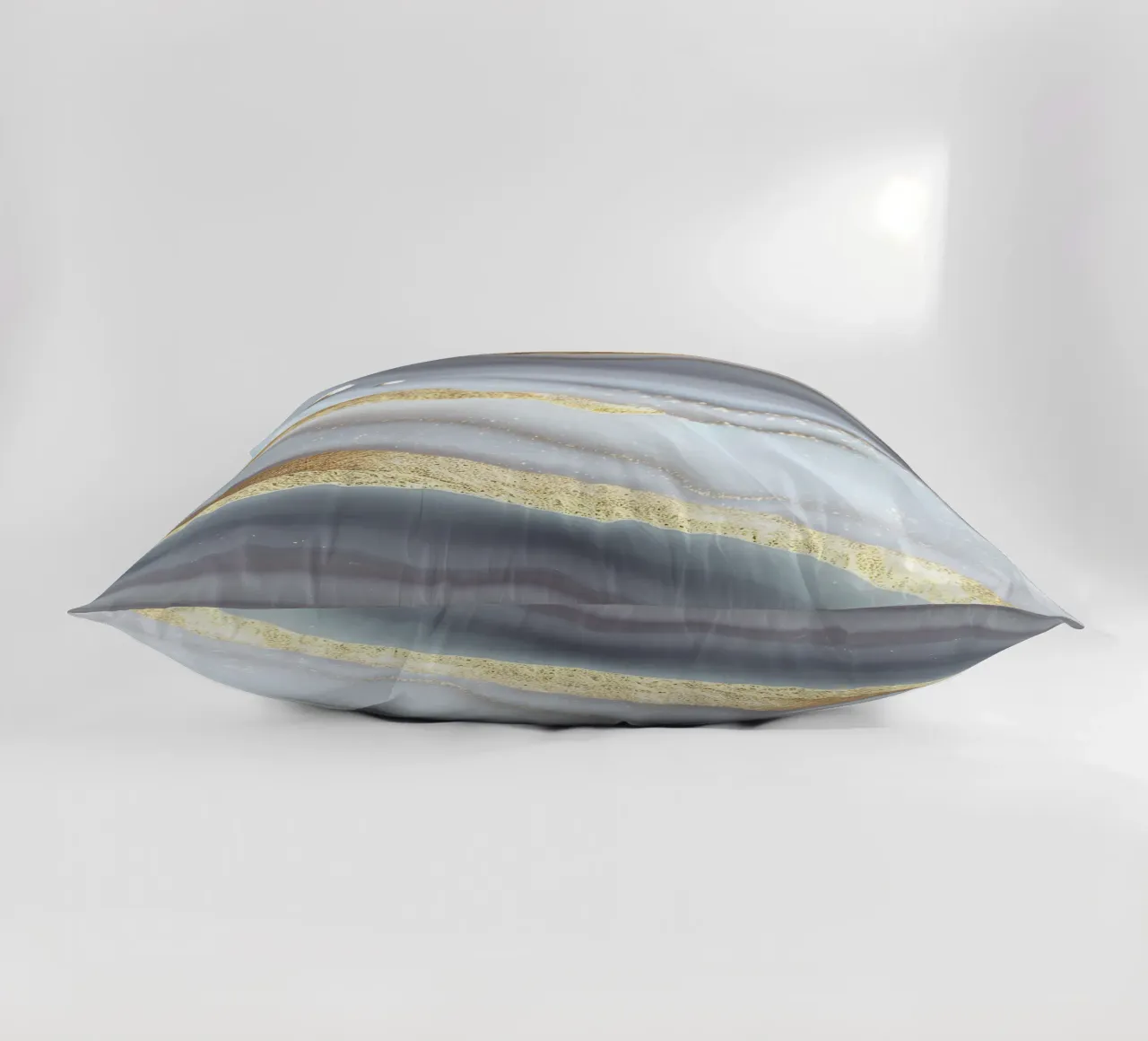 Texture agata bianca e oro cuscino da Gemstone Textures