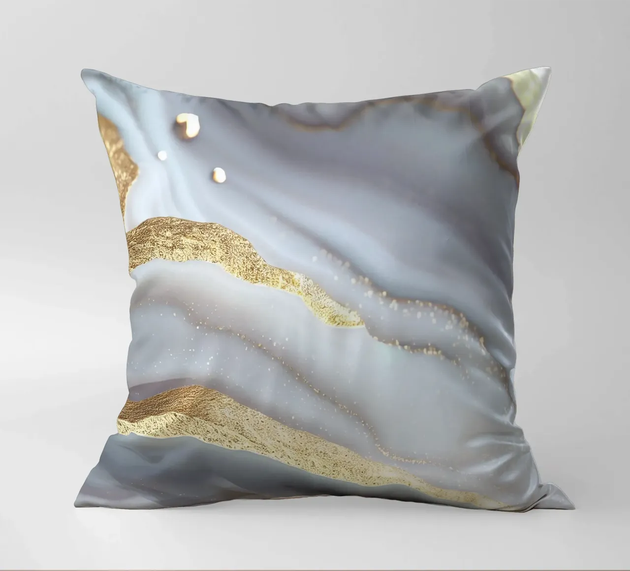 Texture agata bianca e oro cuscino da Gemstone Textures