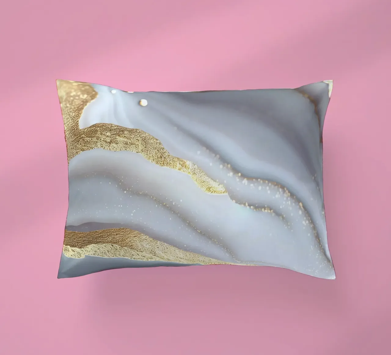 Texture agata bianca e oro cuscino da Gemstone Textures