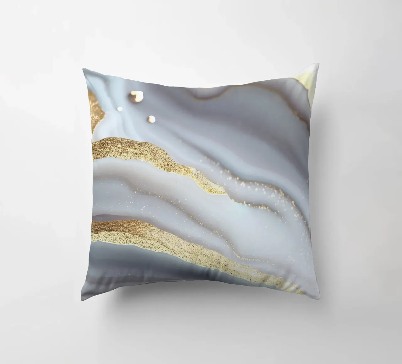 Texture agata bianca e oro cuscino da Gemstone Textures