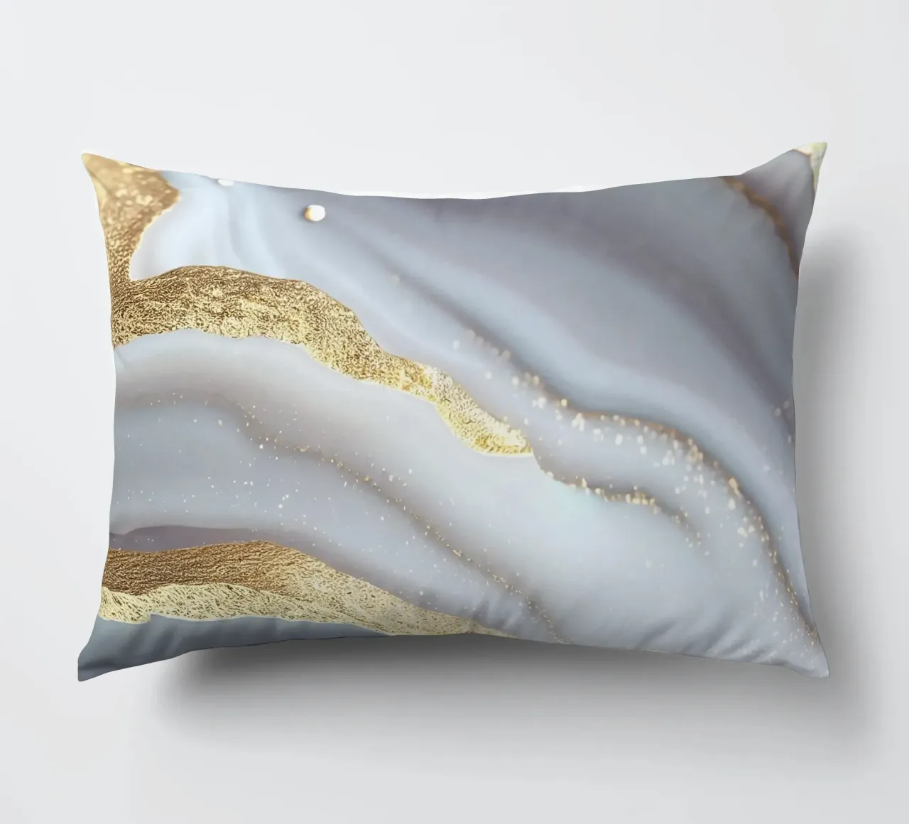 Texture agata bianca e oro cuscino da Gemstone Textures