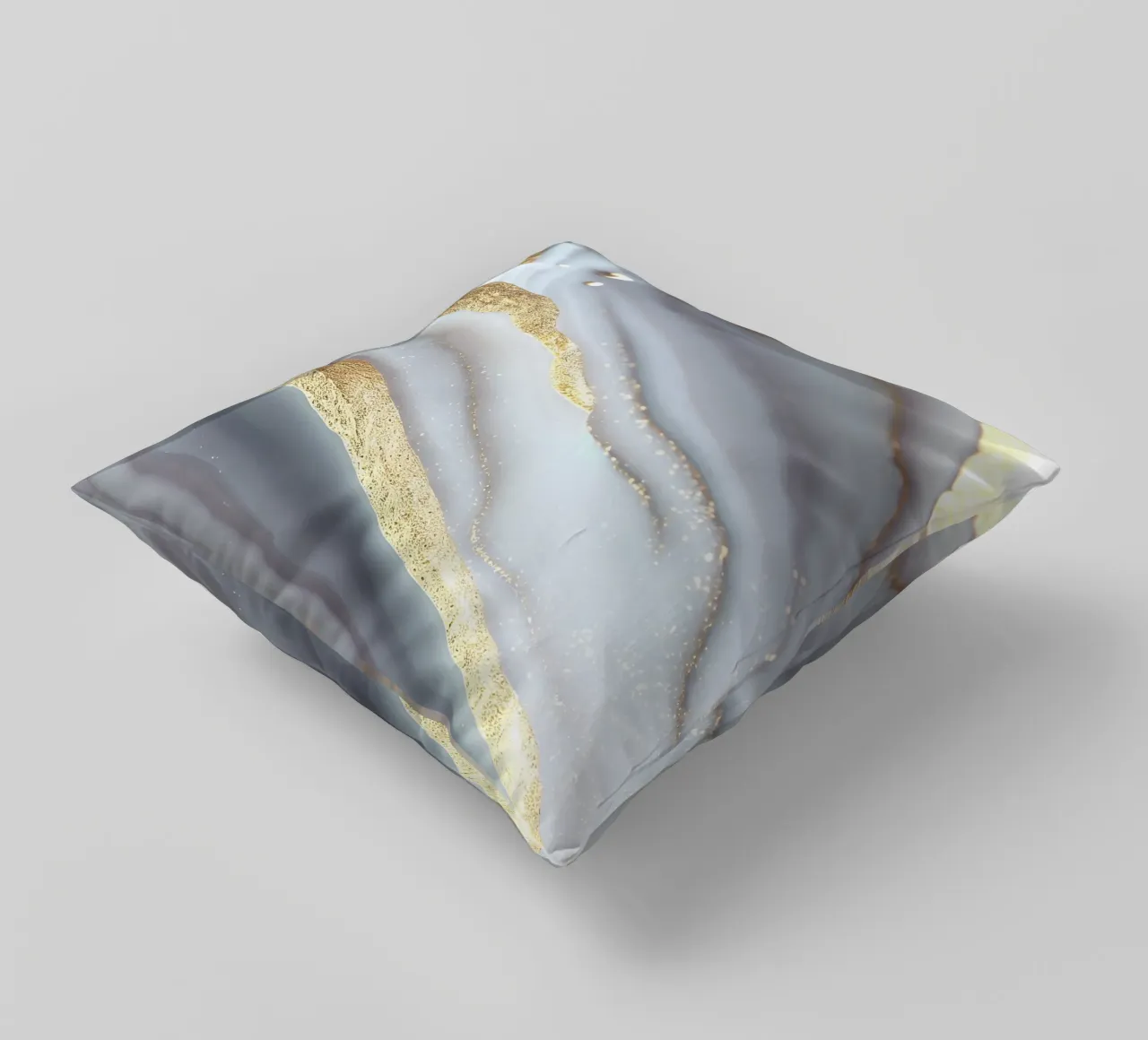 Texture agata bianca e oro cuscino da Gemstone Textures