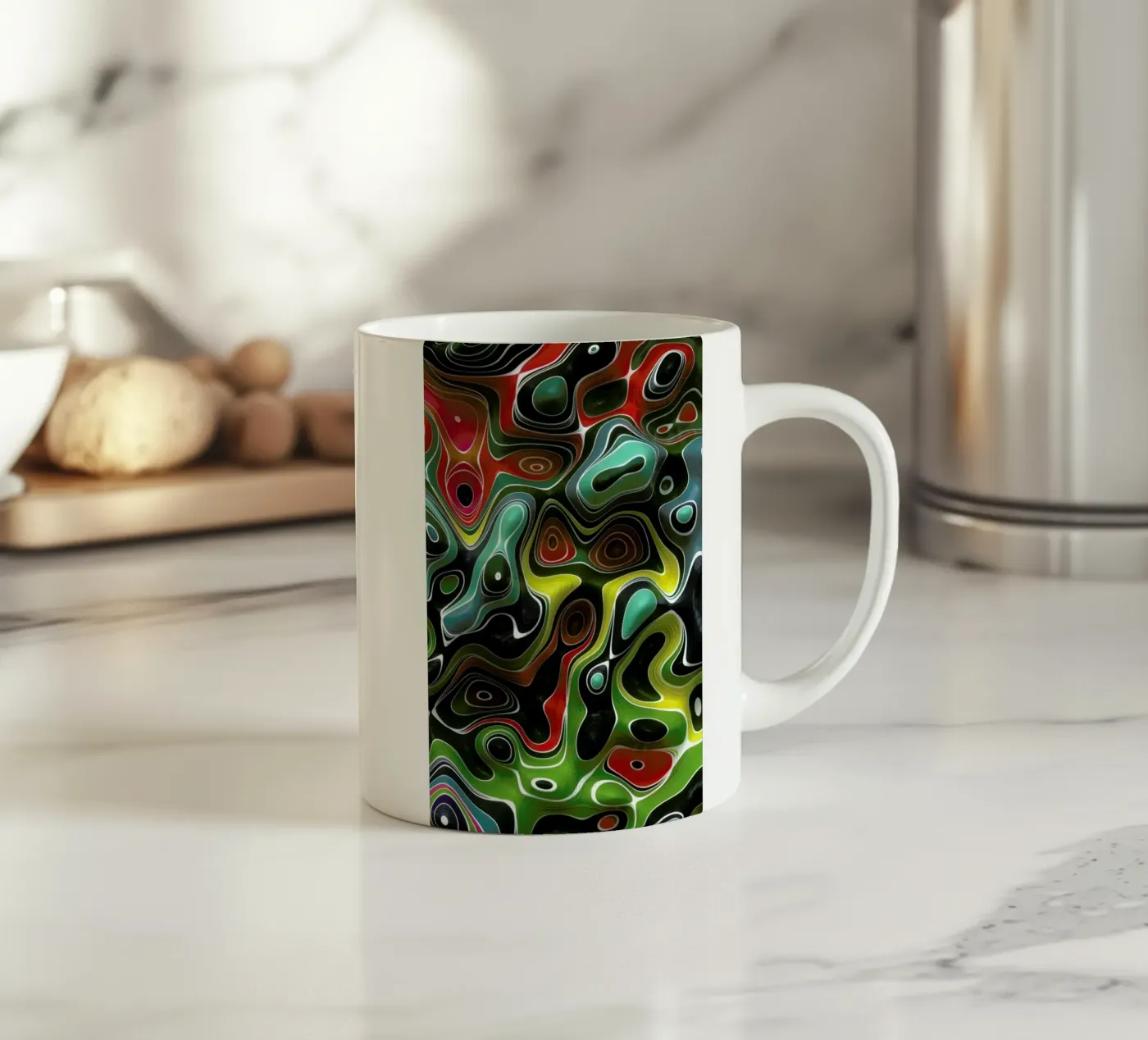 Weird I ceramic mug by Danny Ivan