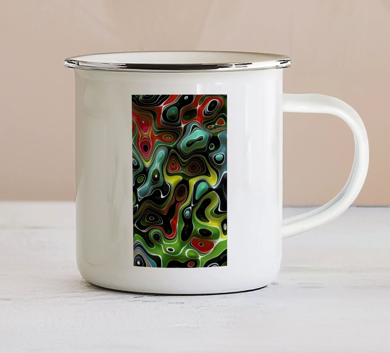 Weird I tazza in smalto da Danny Ivan