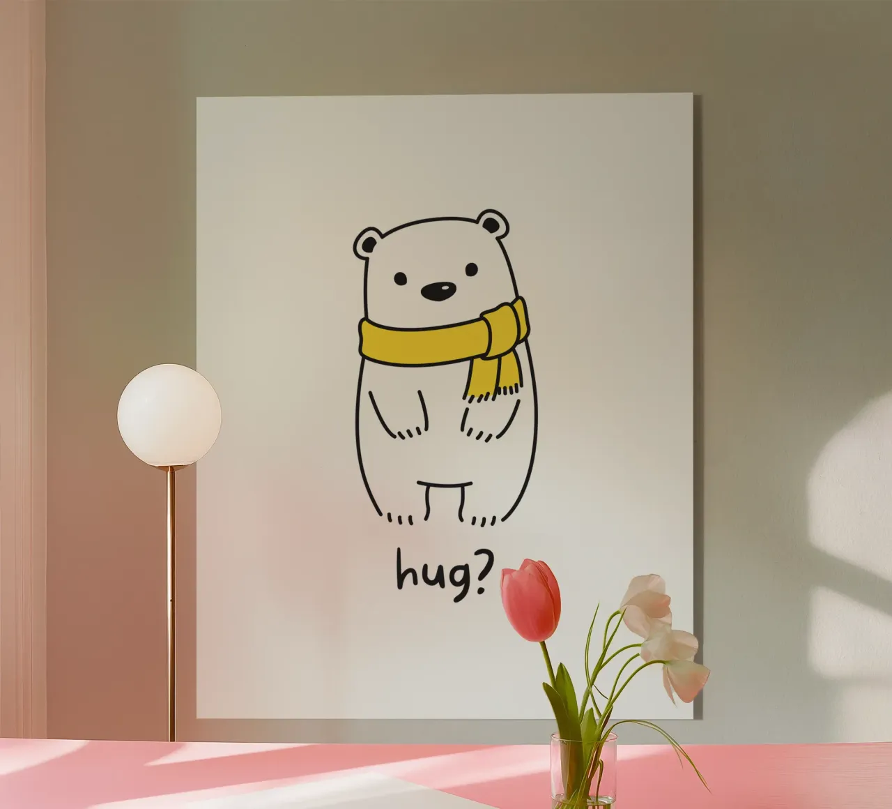 hug acrylic glass by khoailang
