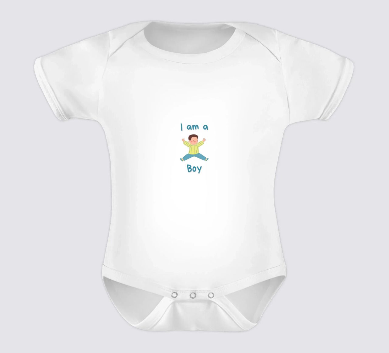 Je suis un garçon body bébé de khoailang