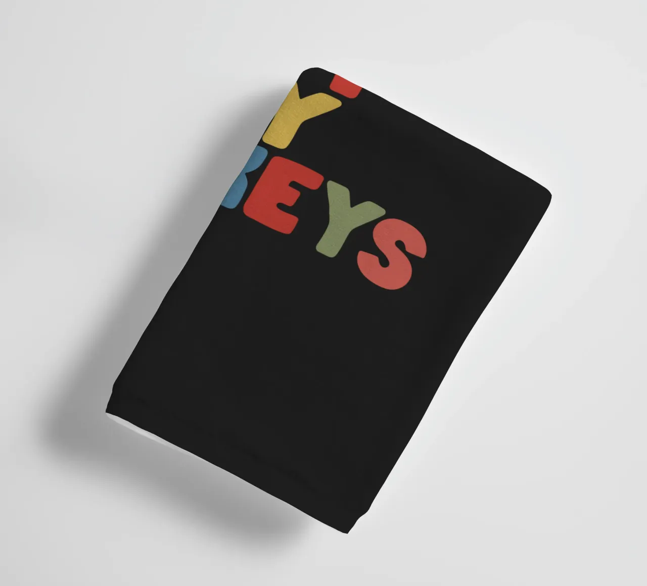 Not My Circus Not My Monkeys Typographie colorée Design serviette de bain de THE MOTIVATED TYPE