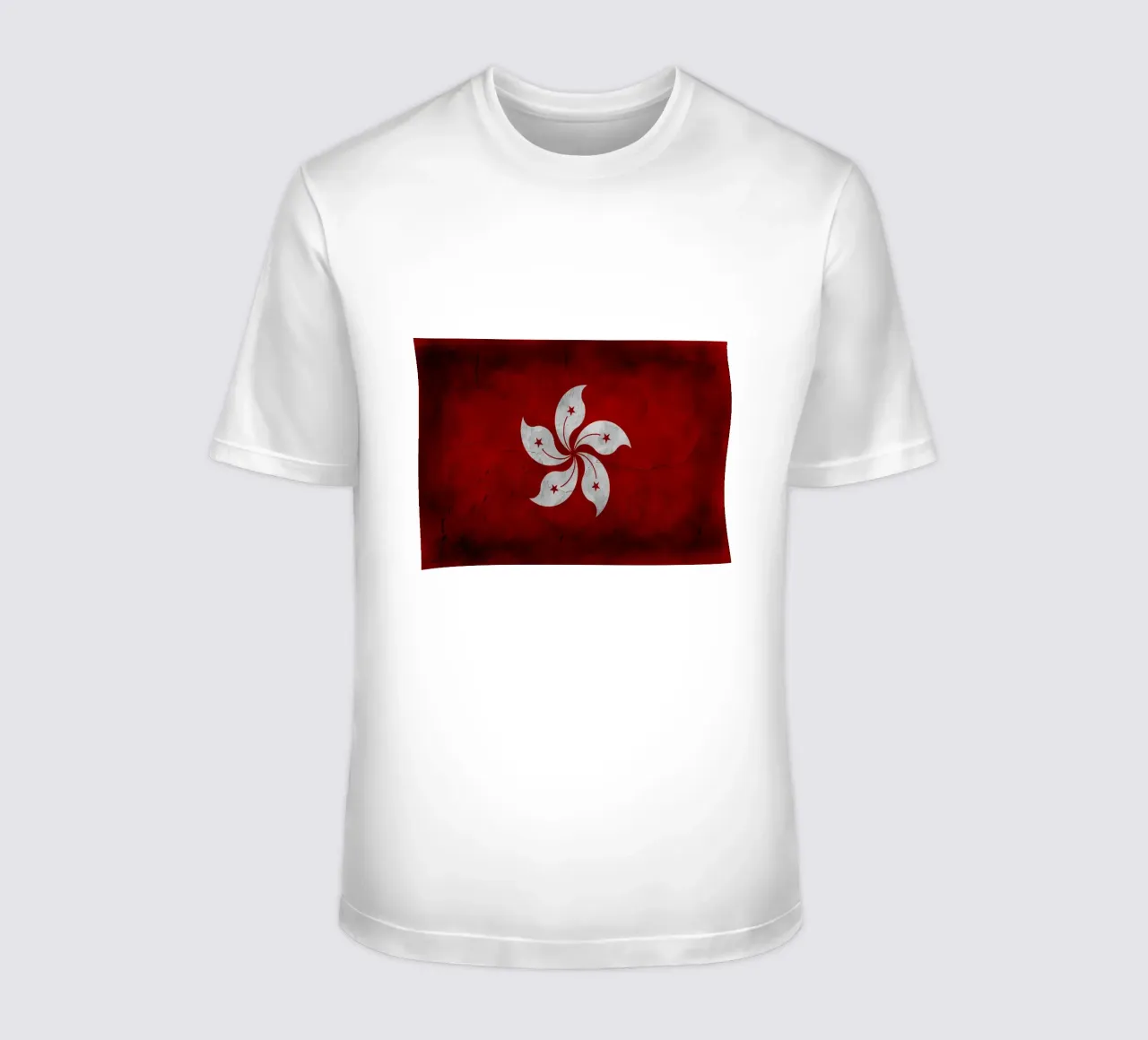 Bandiera vintage di Hong Kong t-shirt da Joshua A Holmes