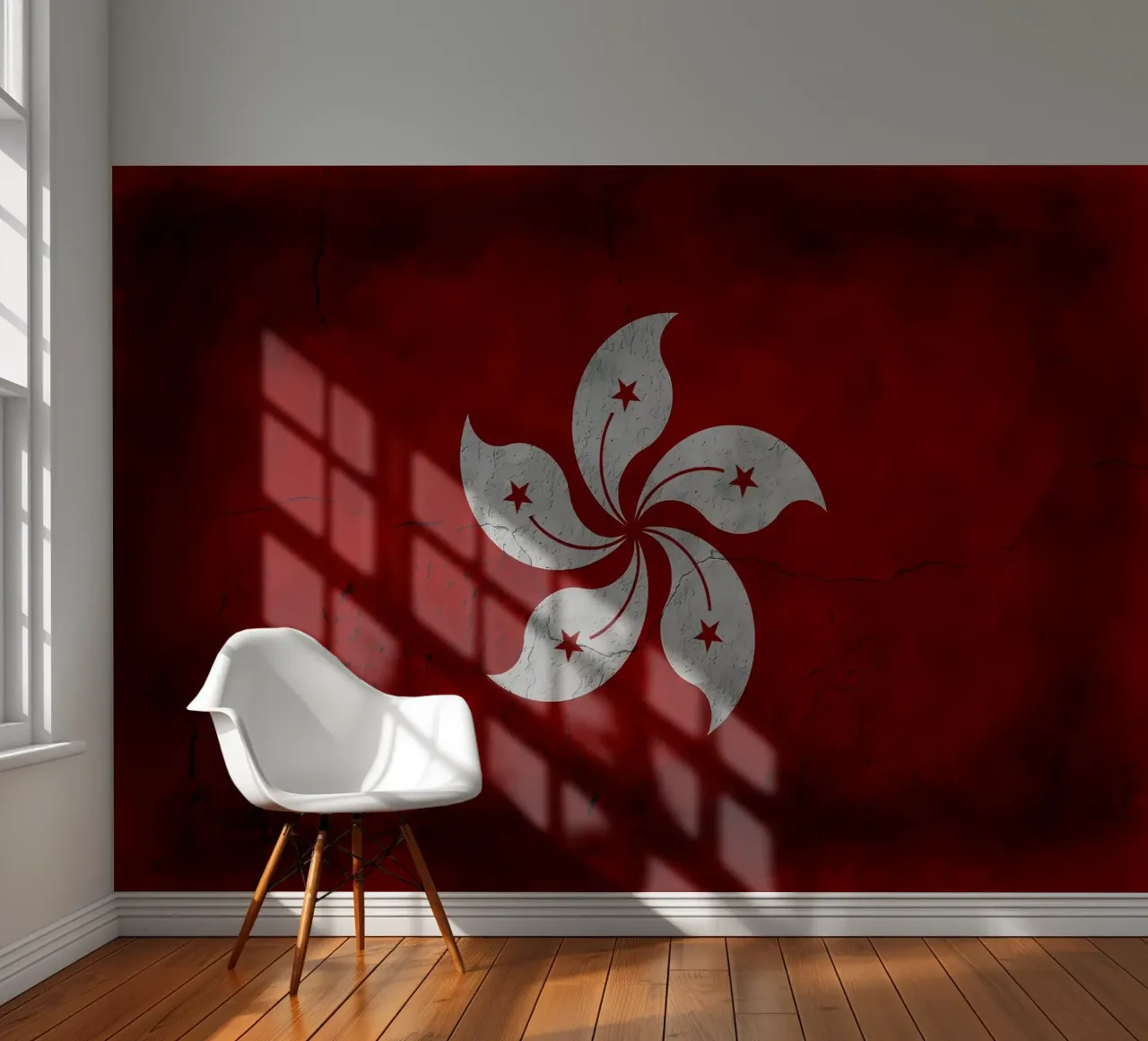 Hong Kong vintage flag photo wallpaper by Joshua A Holmes