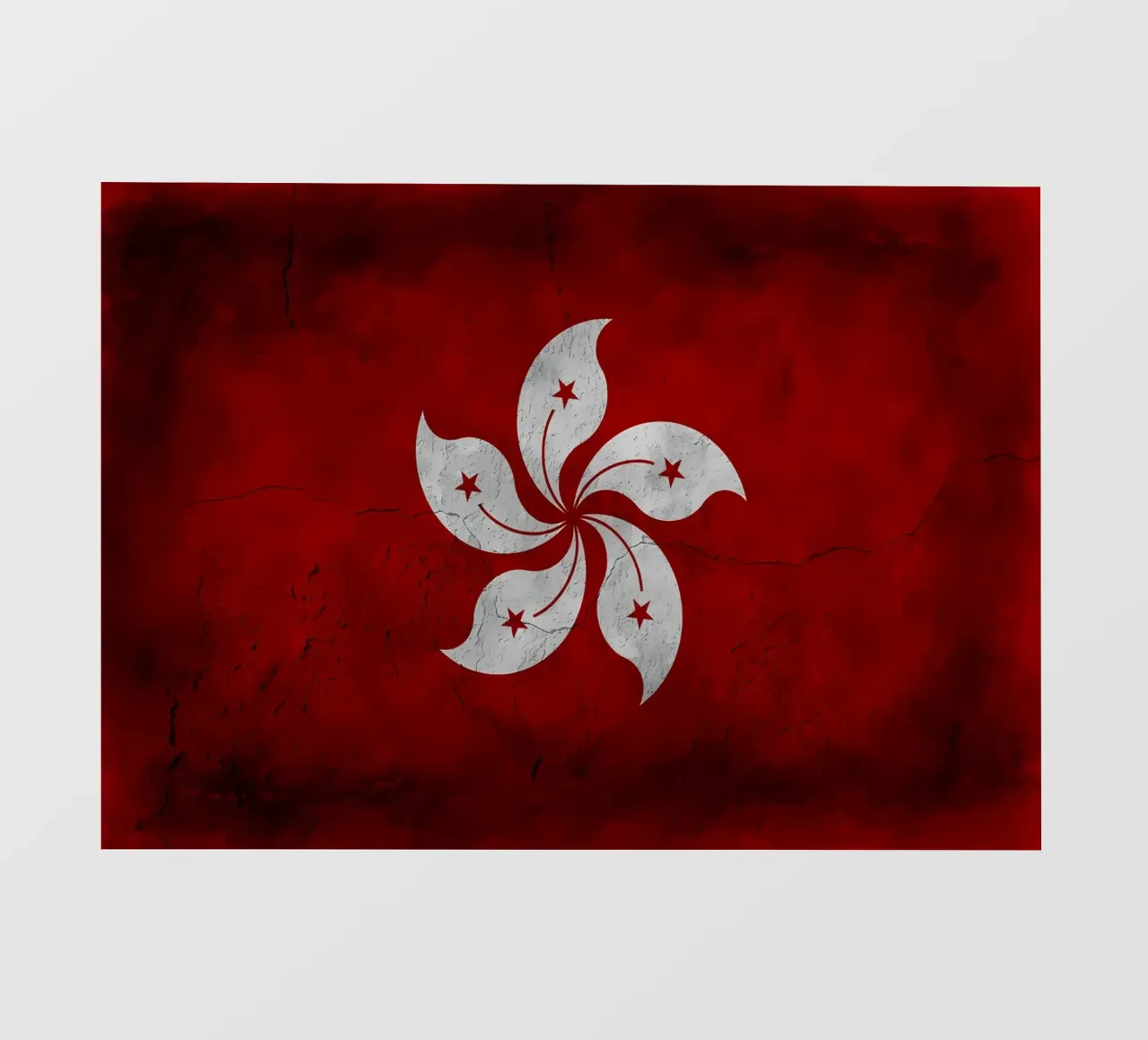 Hong Kong vintage flag photo wallpaper by Joshua A Holmes
