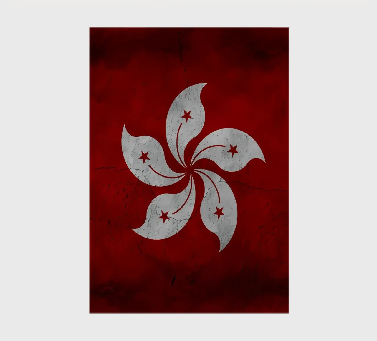 Hong Kong vintage flag notebook by Joshua A Holmes