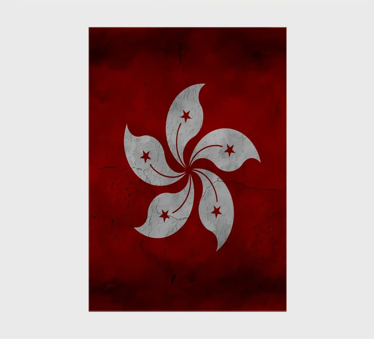Hong Kong vintage flag notebook by Joshua A Holmes