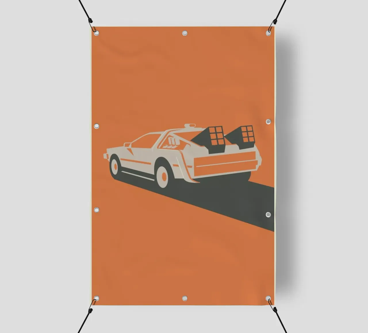Back to the Future telo in pvc da Bruno Morphet