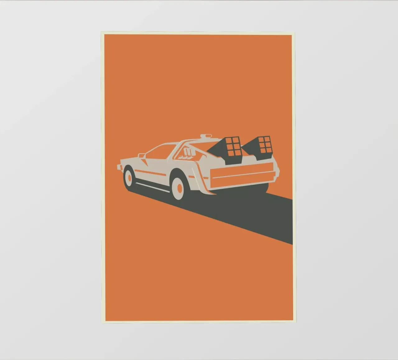 Back to the Future telo in pvc da Bruno Morphet