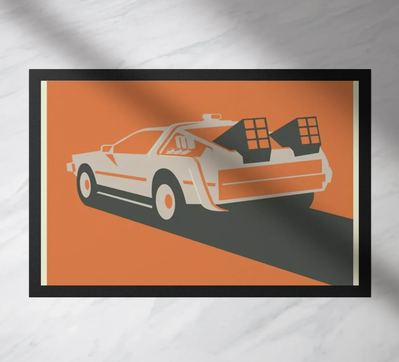 Back to the Future deurmat van Bruno Morphet